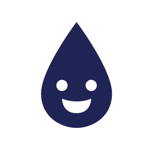 smiling water drop